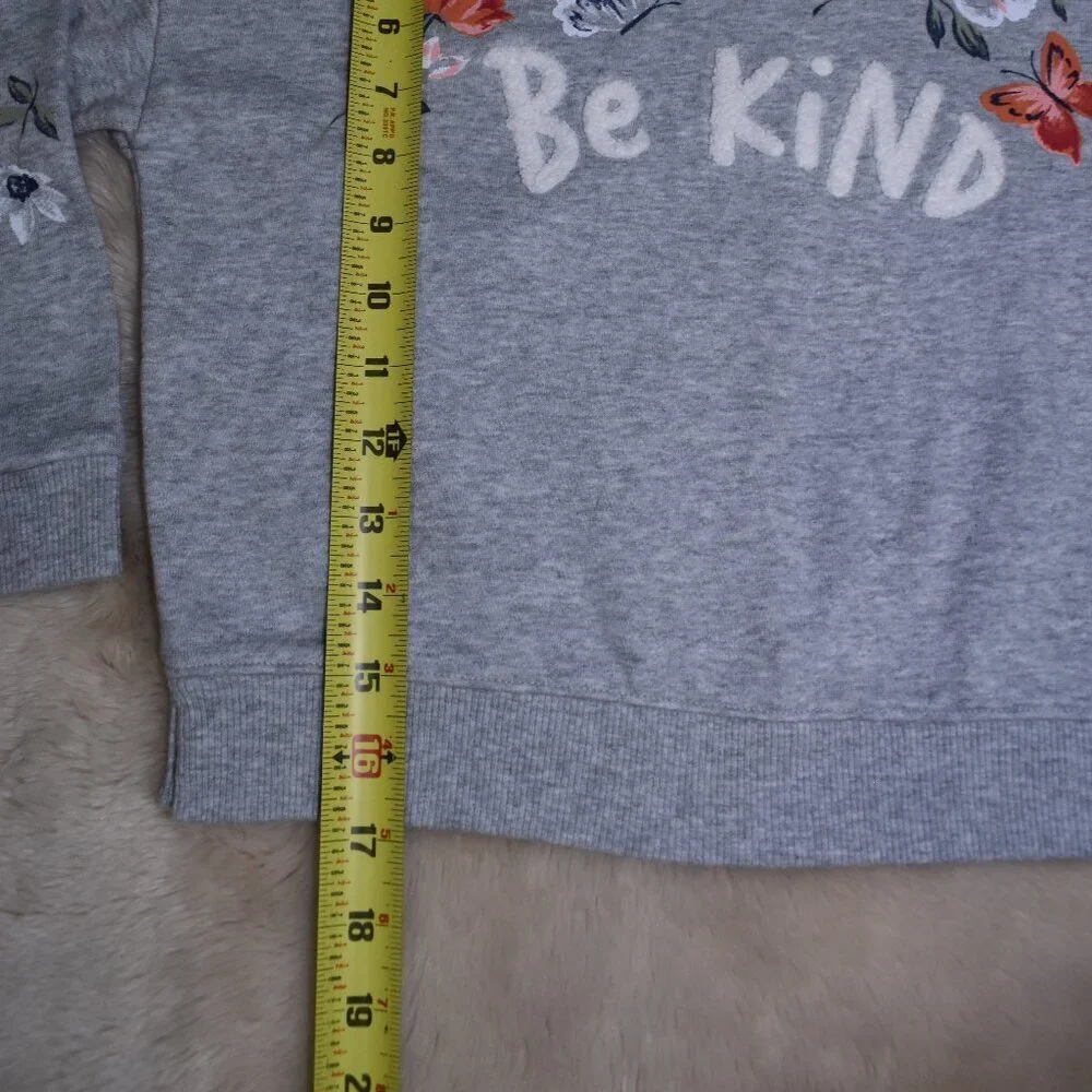 Girls Gray Sweatshirt Old Navy Short Sleeve T Shirt Size 8 Set
